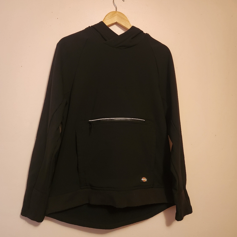 Dickies ProTect Black Water Resistant Pullover Hoodie Mens Medium Techwear Sleek